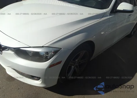 2012 BMW 328I из США, поврежденный, VIN WBA3C1C53CF433151